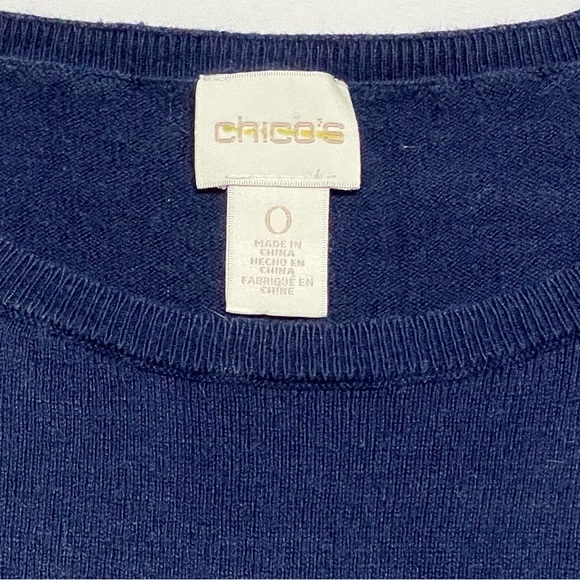 CHICO’S Sleeveless Sweater Knit Tank Top - Picture 3 of 7